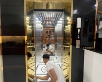 Thang tải khách 450kg nhà Anh Sáu, Quận 3, HCM